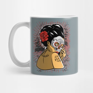 Skull Geisha Mug